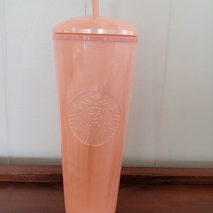 Starbucks Pink Pearl 24oz Tumbler Discontinued